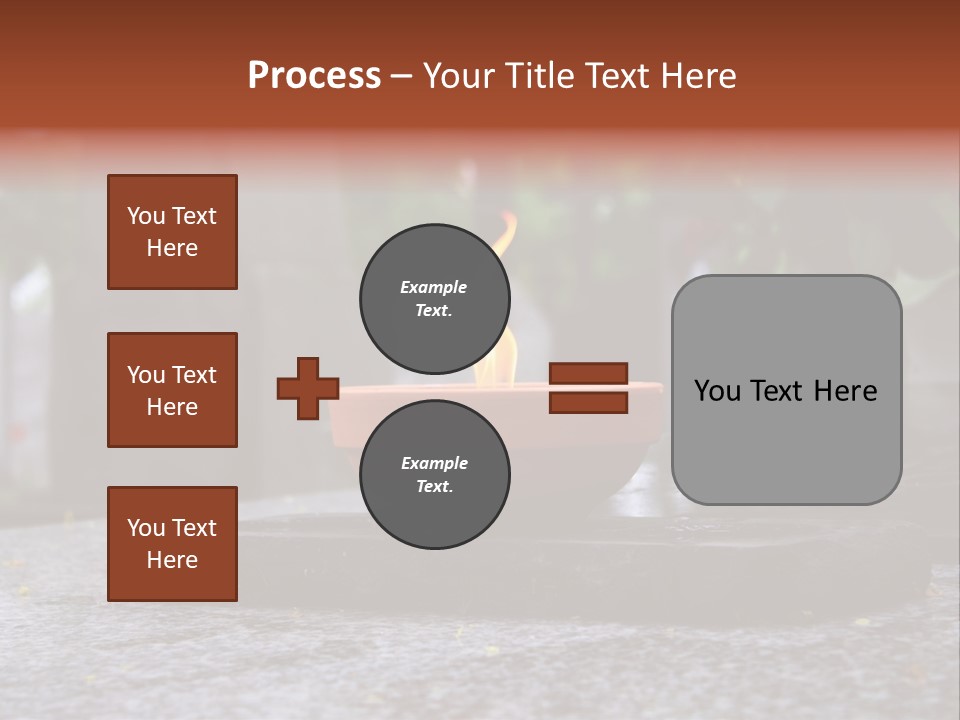 White Crematorium Cemetery PowerPoint Template