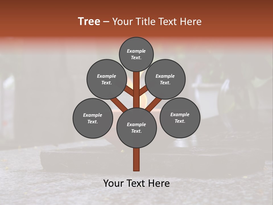 White Crematorium Cemetery PowerPoint Template