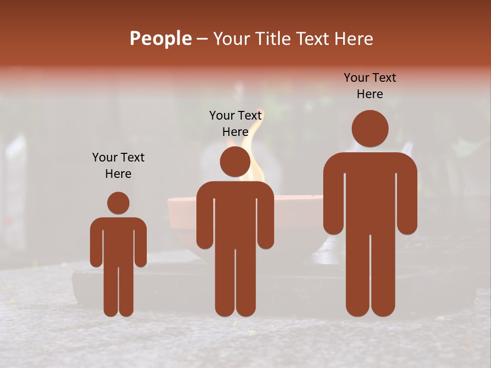 White Crematorium Cemetery PowerPoint Template