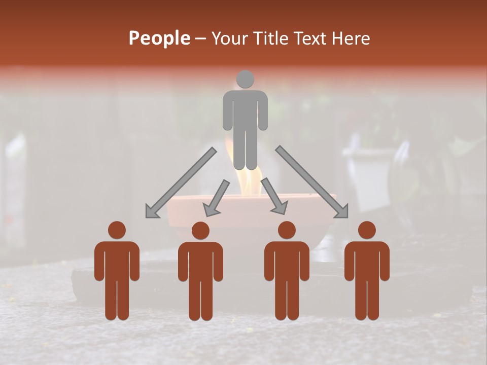 White Crematorium Cemetery PowerPoint Template