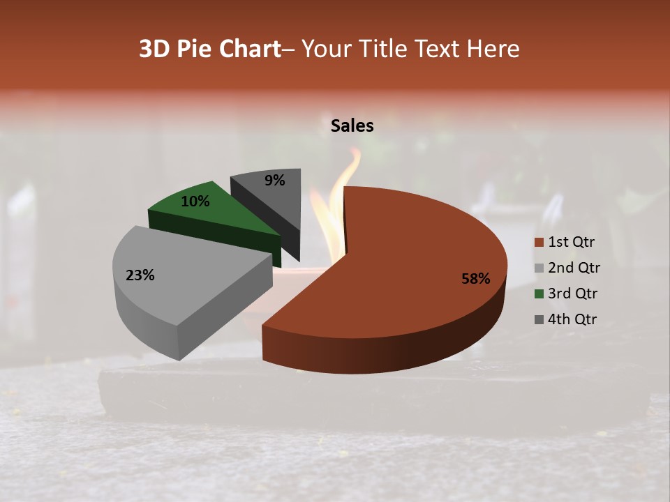 White Crematorium Cemetery PowerPoint Template