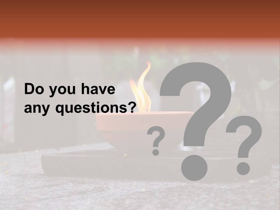 White Crematorium Cemetery PowerPoint Template