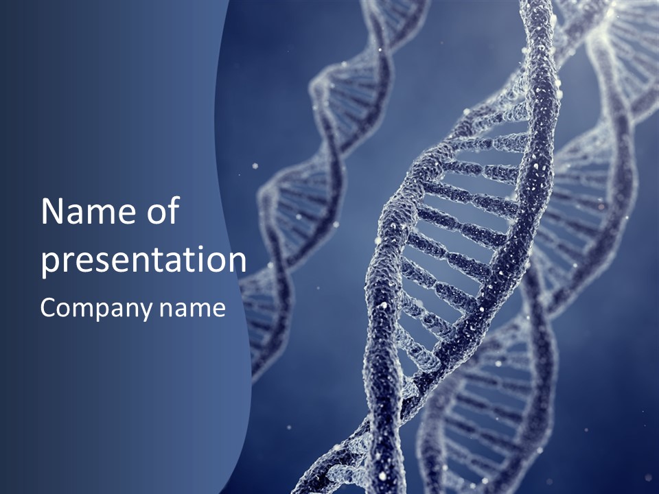 Genetic Biochemistry Code PowerPoint Template