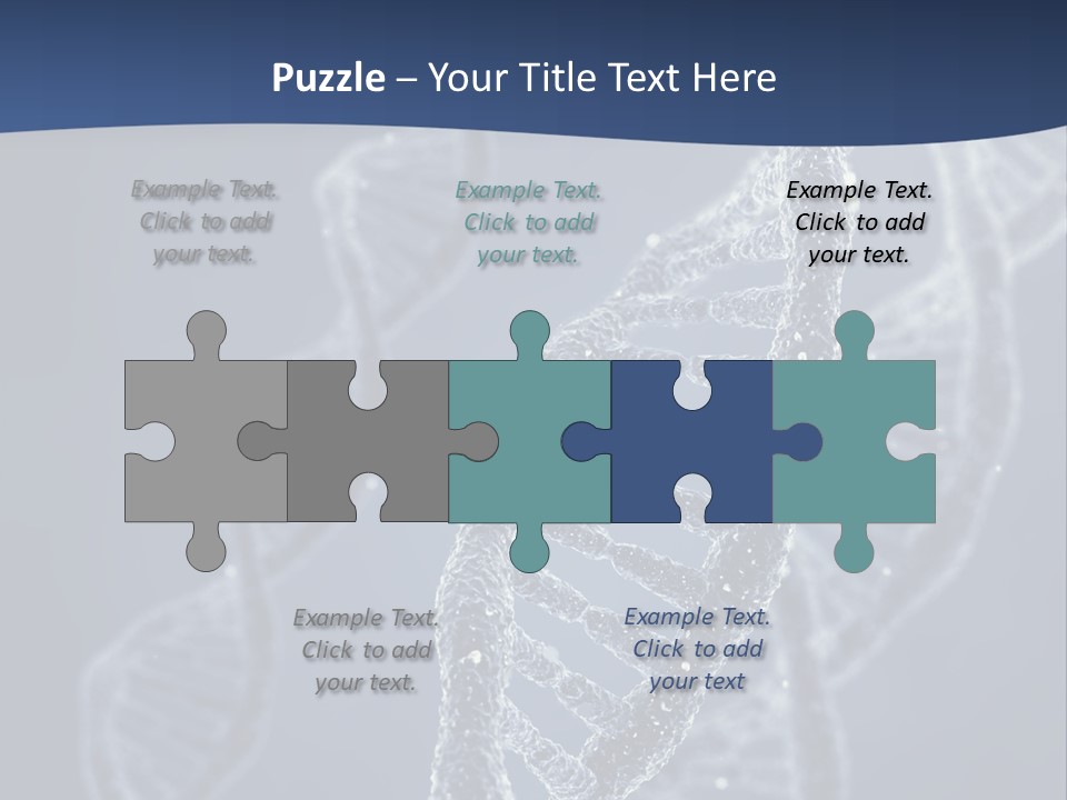 Genetic Biochemistry Code PowerPoint Template