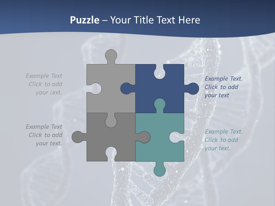 Genetic Biochemistry Code PowerPoint Template