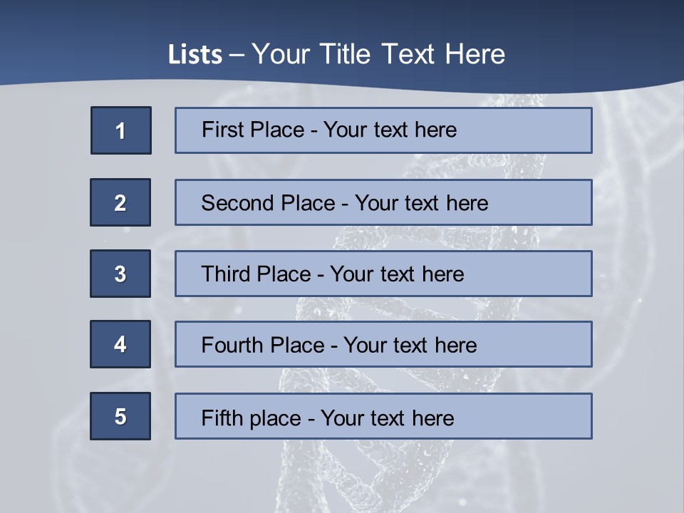 Genetic Biochemistry Code PowerPoint Template