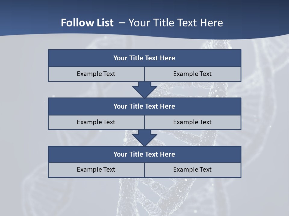Genetic Biochemistry Code PowerPoint Template