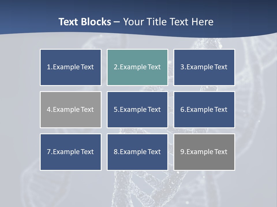 Genetic Biochemistry Code PowerPoint Template