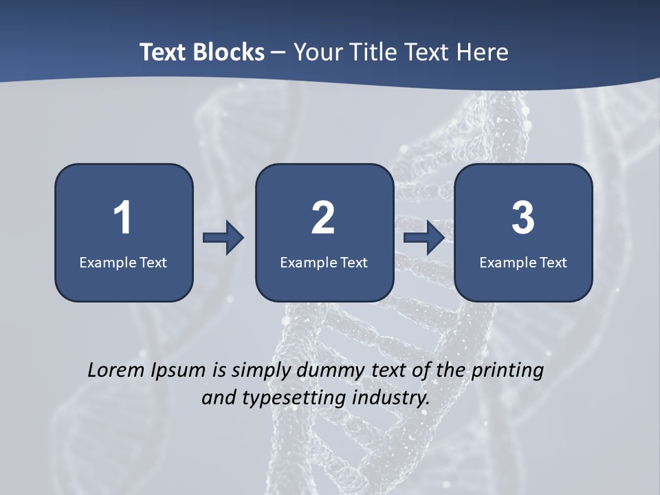 Genetic Biochemistry Code PowerPoint Template