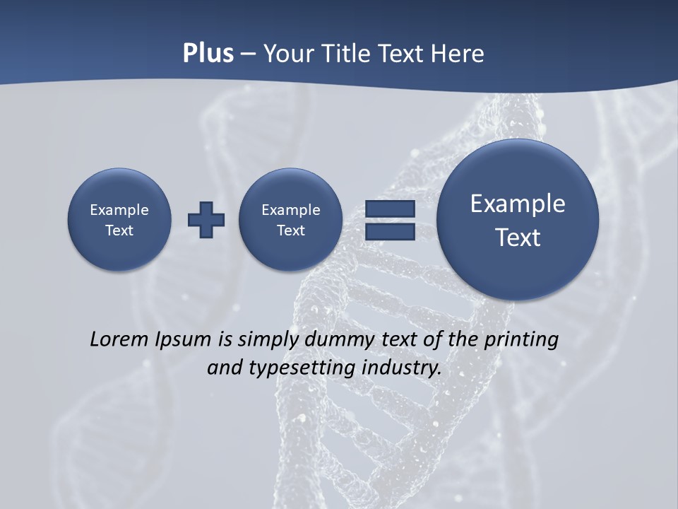 Genetic Biochemistry Code PowerPoint Template
