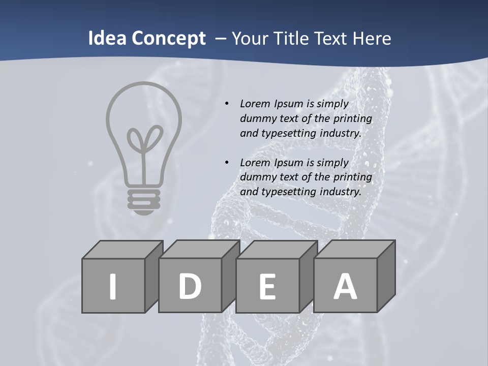Genetic Biochemistry Code PowerPoint Template