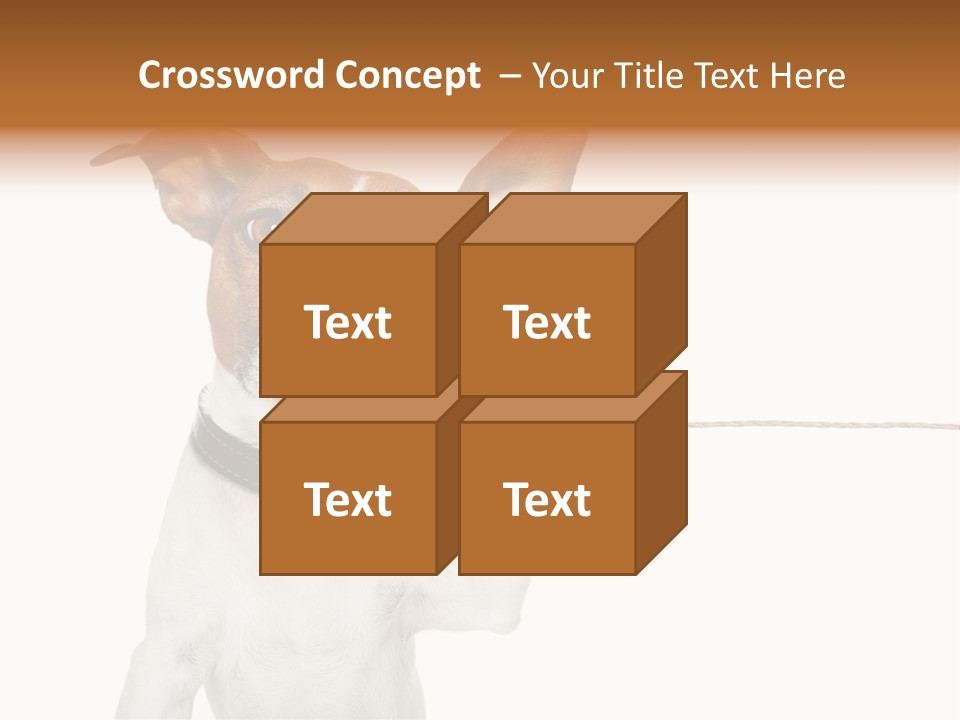 Dog Cute Can PowerPoint Template