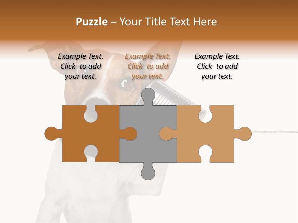 Dog Cute Can PowerPoint Template