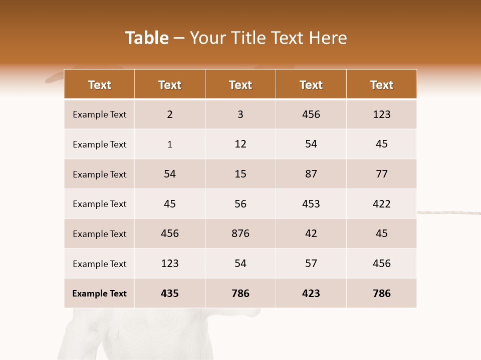 Dog Cute Can PowerPoint Template