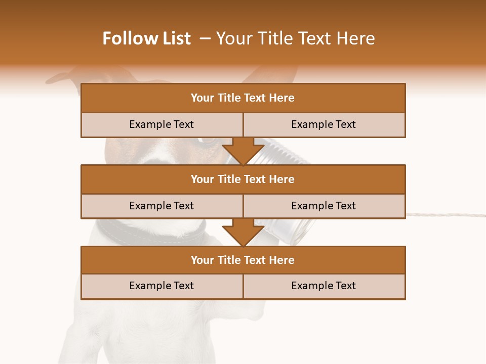 Dog Cute Can PowerPoint Template