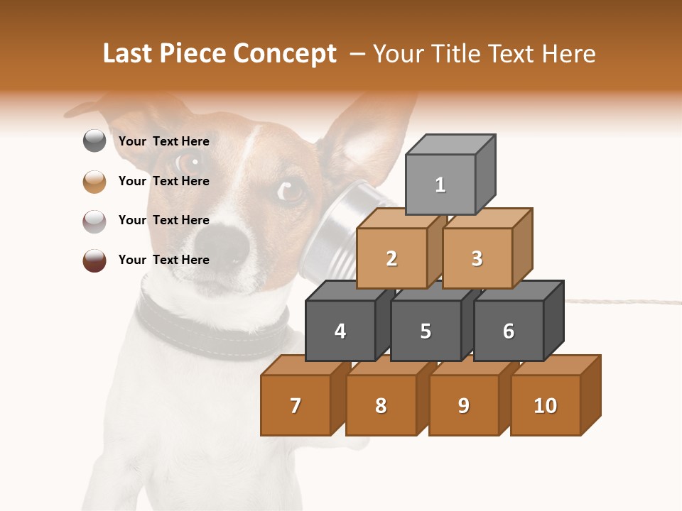 Dog Cute Can PowerPoint Template