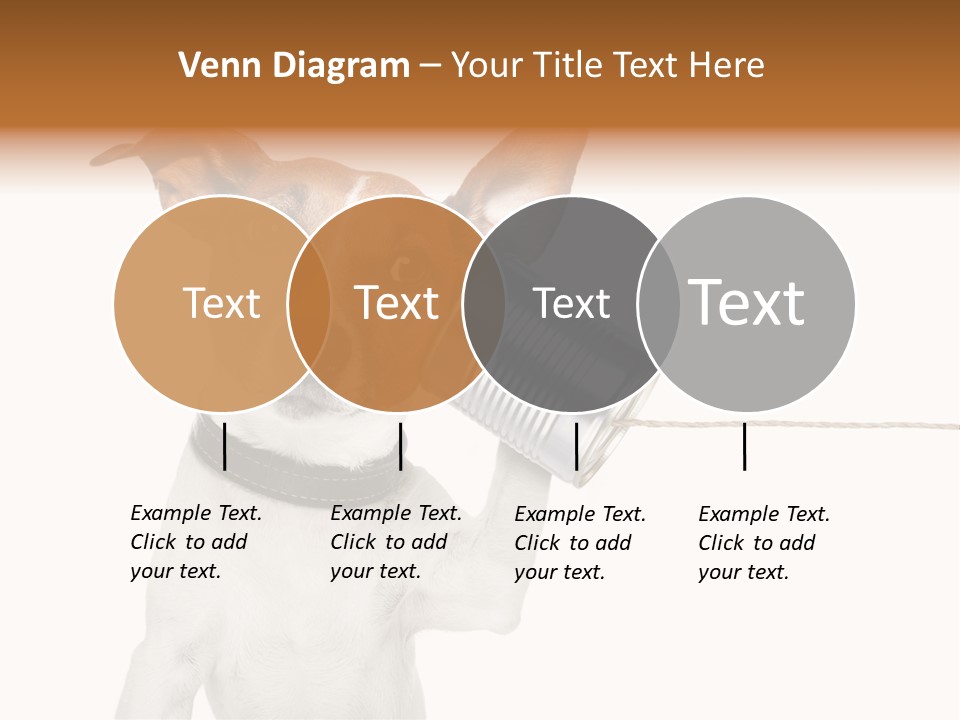 Dog Cute Can PowerPoint Template