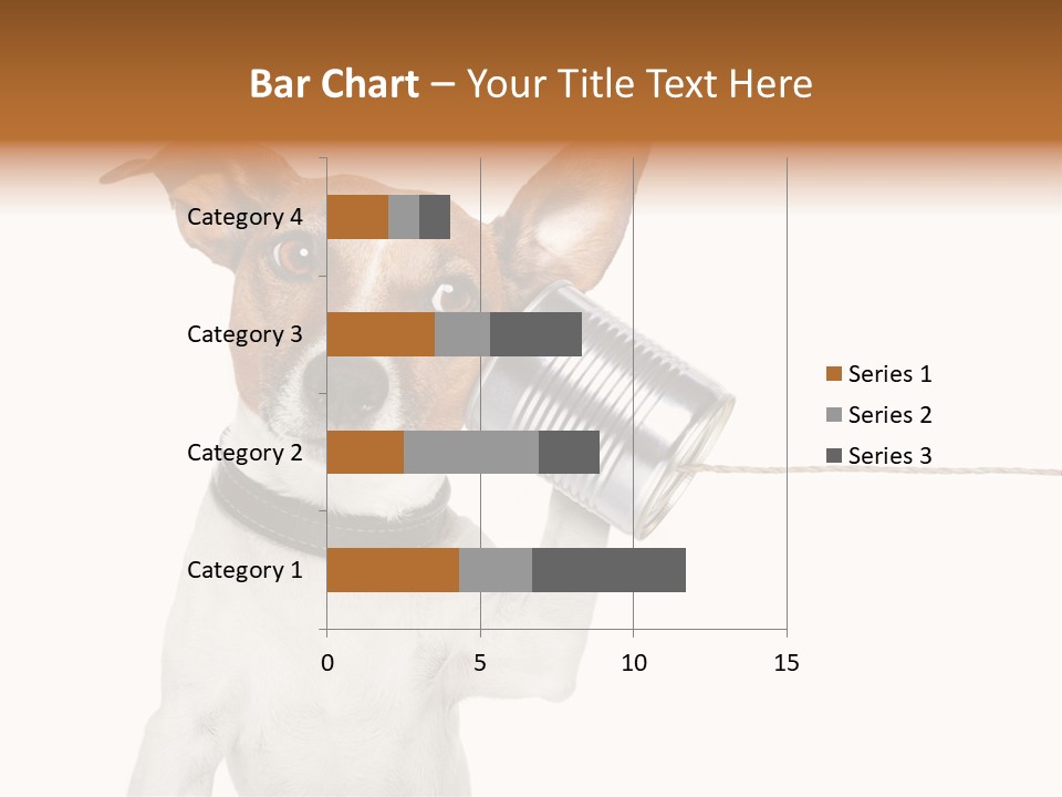 Dog Cute Can PowerPoint Template