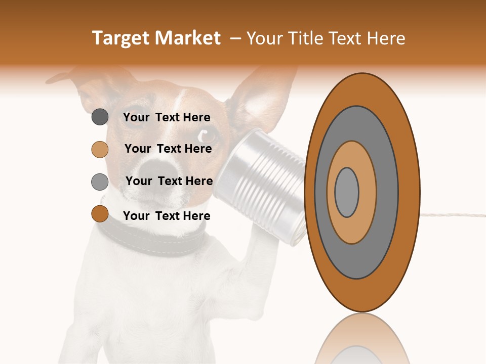 Dog Cute Can PowerPoint Template