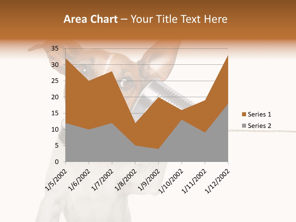 Dog Cute Can PowerPoint Template