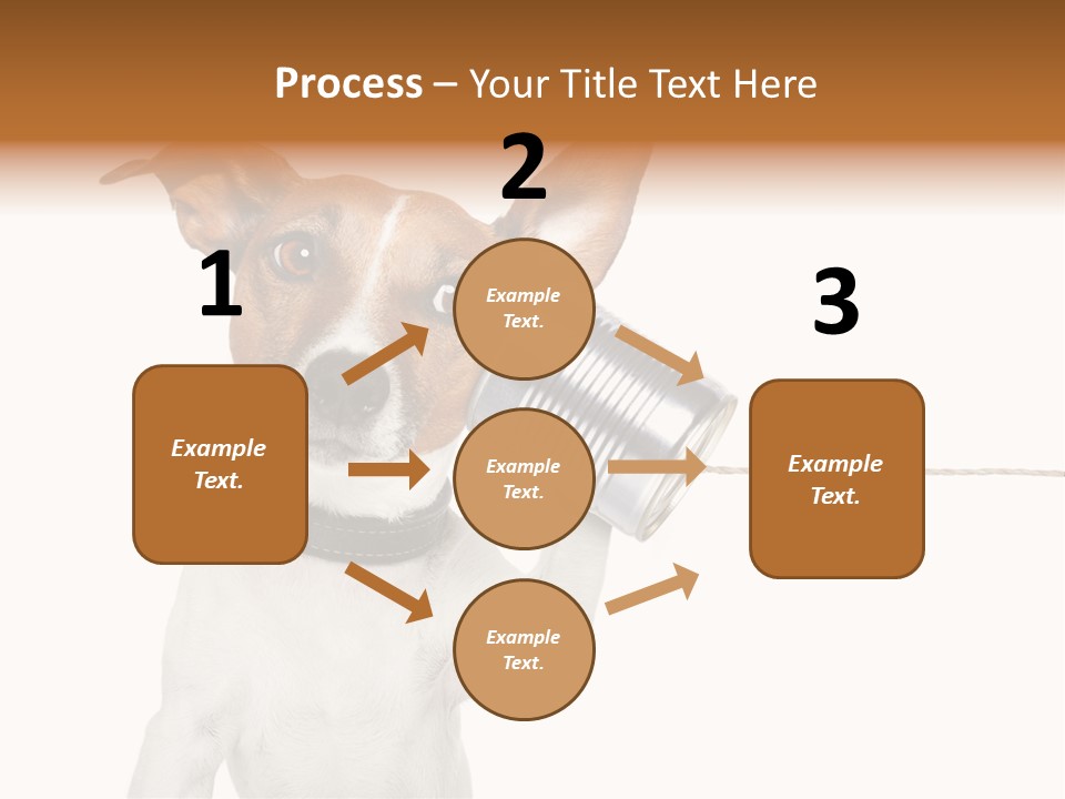 Dog Cute Can PowerPoint Template