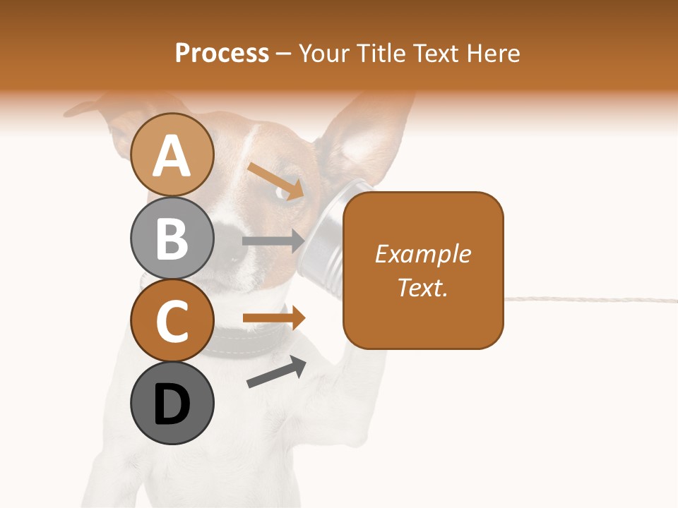 Dog Cute Can PowerPoint Template