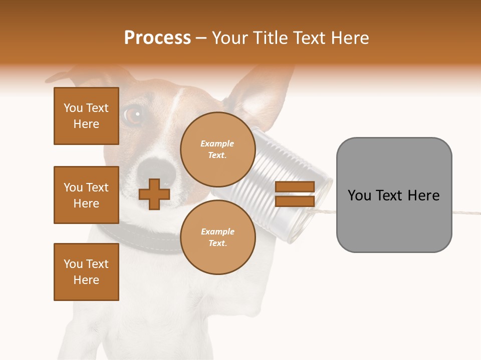 Dog Cute Can PowerPoint Template