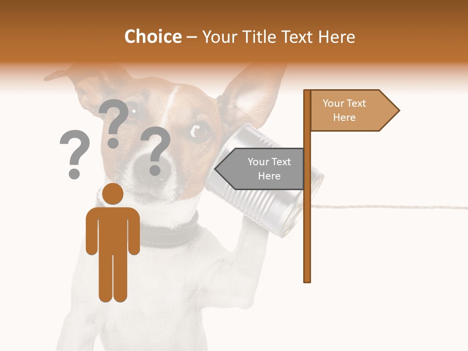 Dog Cute Can PowerPoint Template