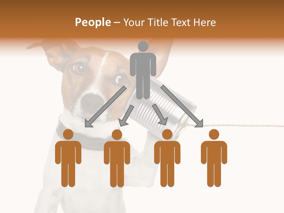 Dog Cute Can PowerPoint Template