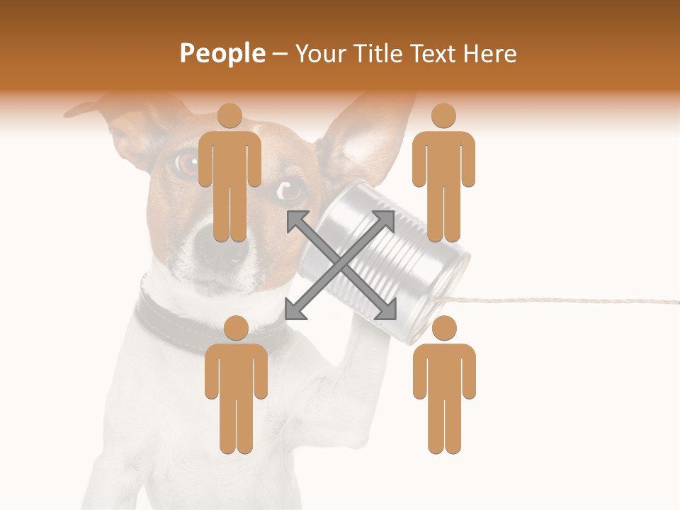 Dog Cute Can PowerPoint Template