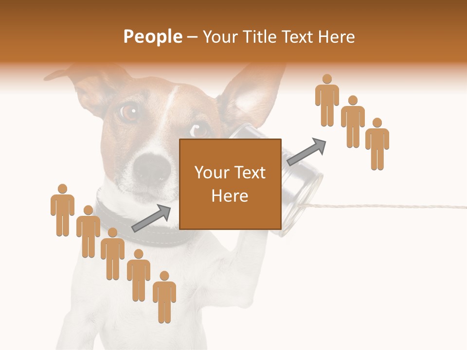 Dog Cute Can PowerPoint Template