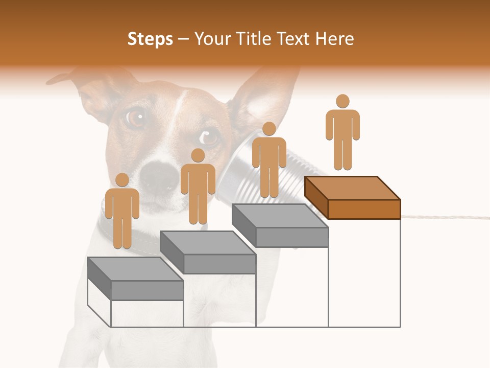 Dog Cute Can PowerPoint Template