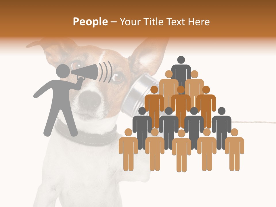 Dog Cute Can PowerPoint Template
