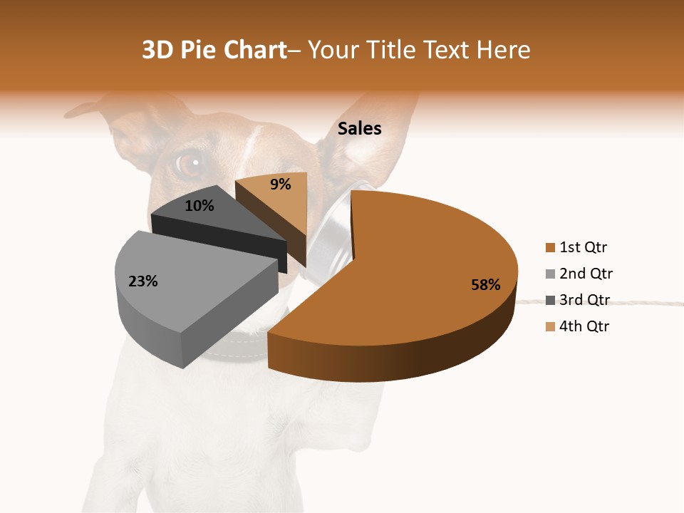 Dog Cute Can PowerPoint Template