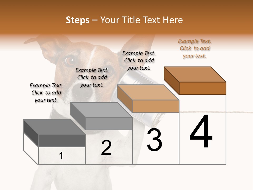 Dog Cute Can PowerPoint Template