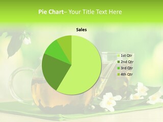 Jasmine Teacup Transparent PowerPoint Template