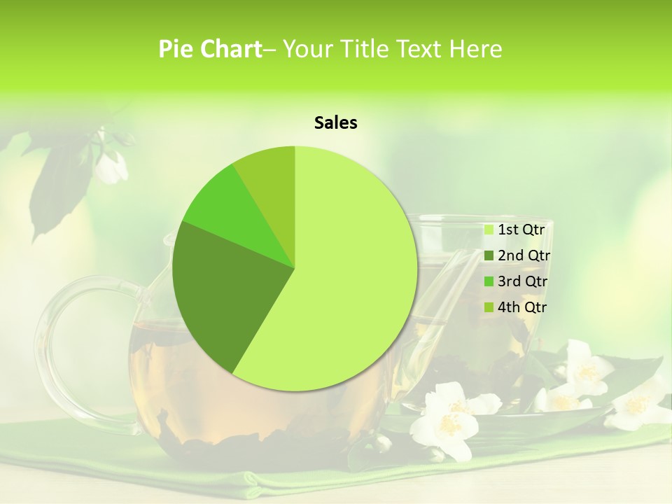 Jasmine Teacup Transparent PowerPoint Template