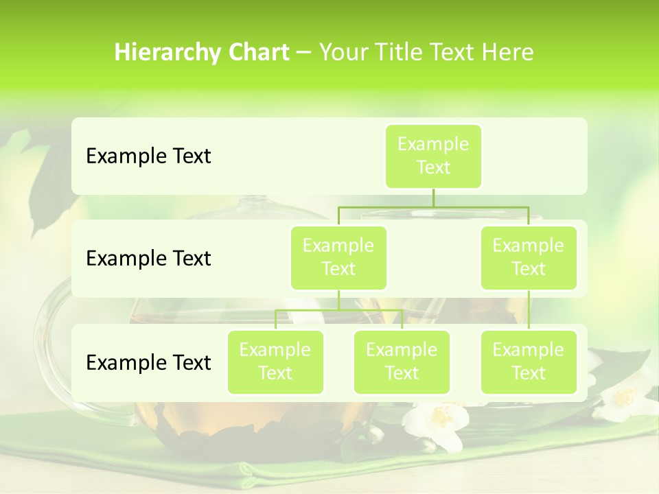 Jasmine Teacup Transparent PowerPoint Template