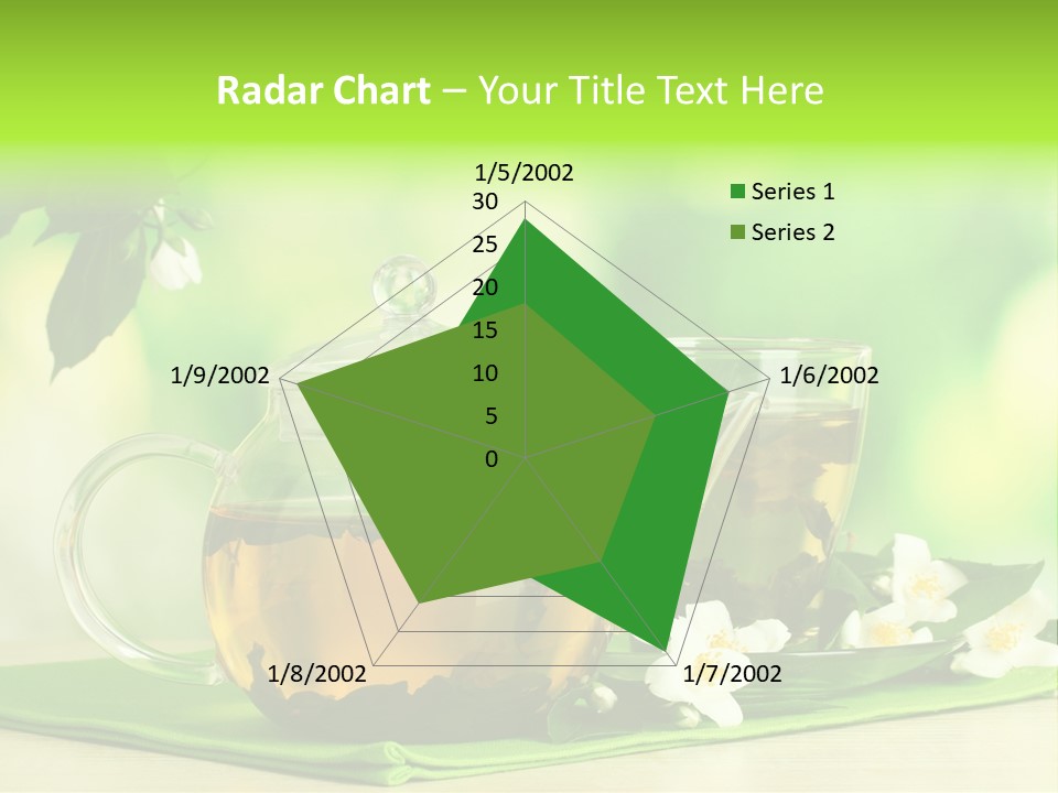 Jasmine Teacup Transparent PowerPoint Template