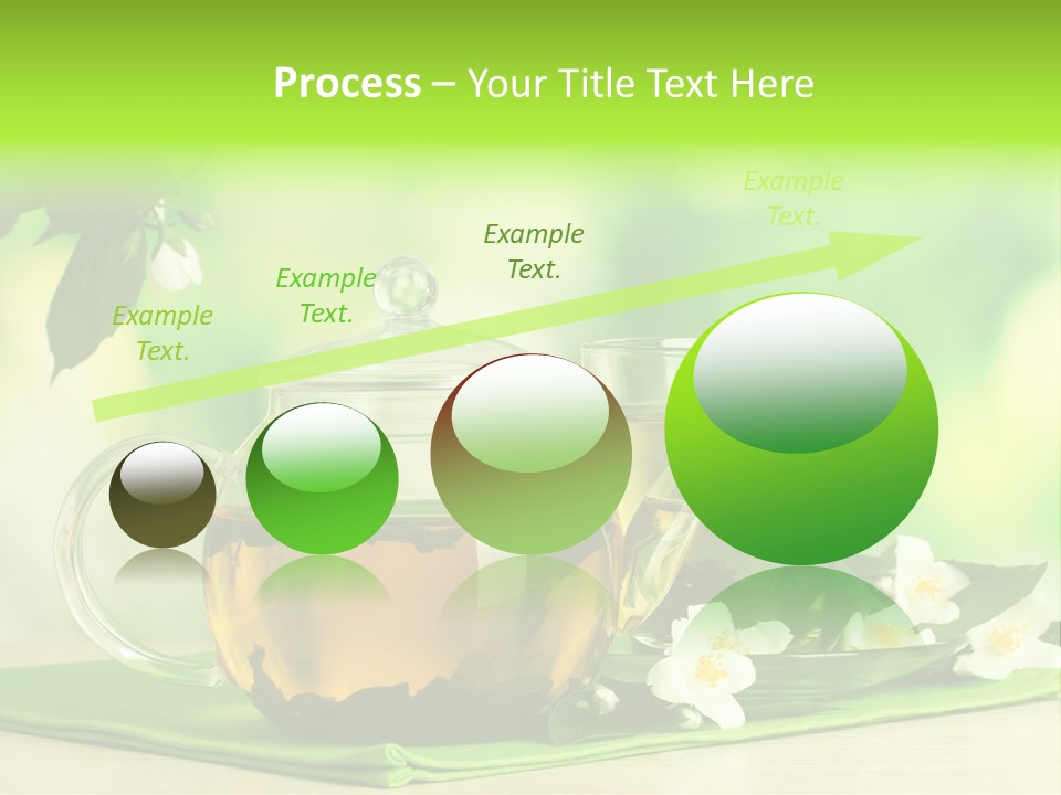 Jasmine Teacup Transparent PowerPoint Template