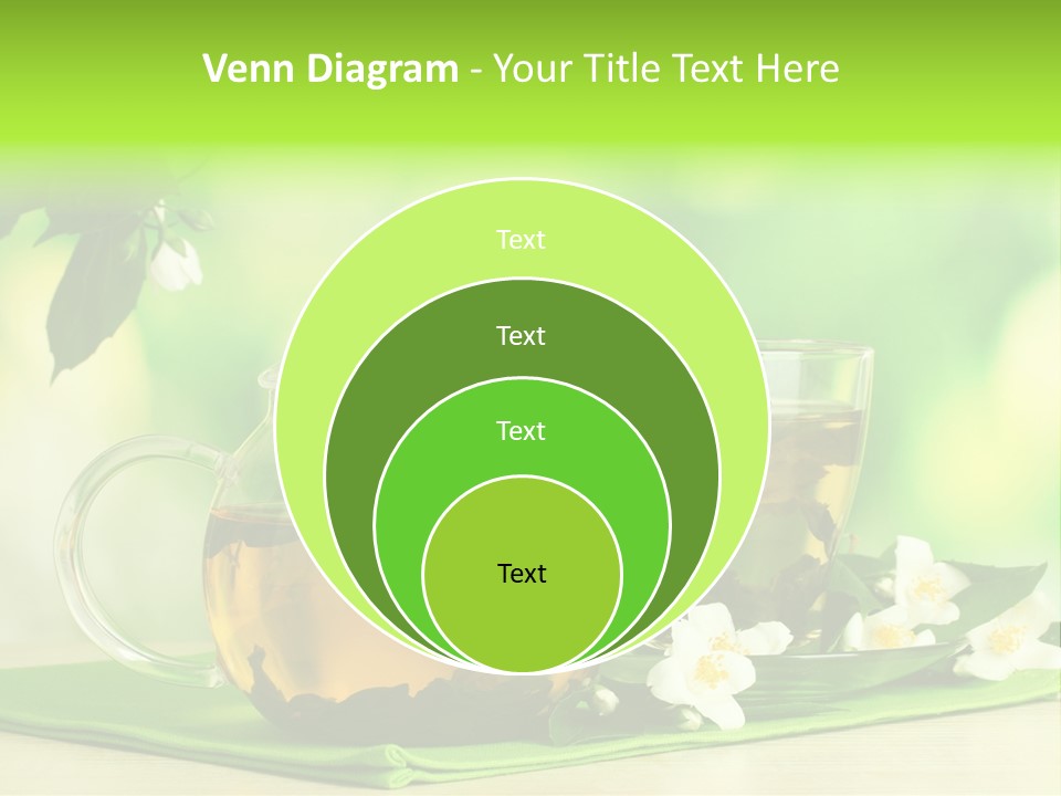 Jasmine Teacup Transparent PowerPoint Template