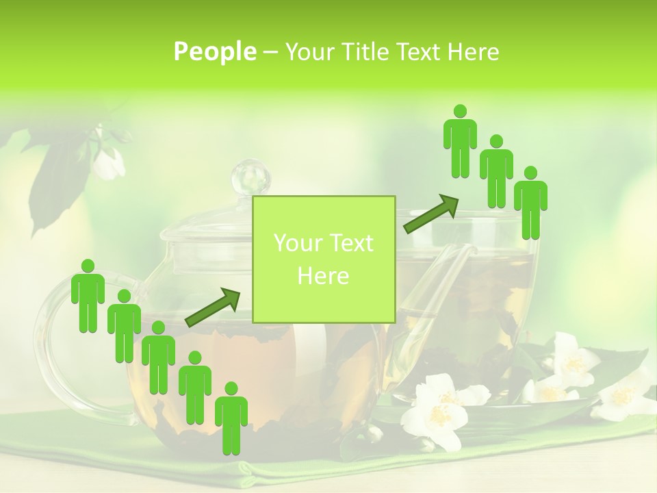 Jasmine Teacup Transparent PowerPoint Template