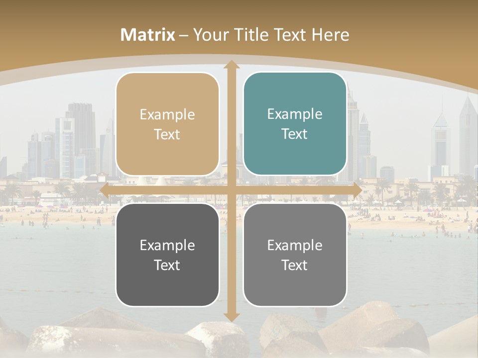 City Emirates Sky PowerPoint Template