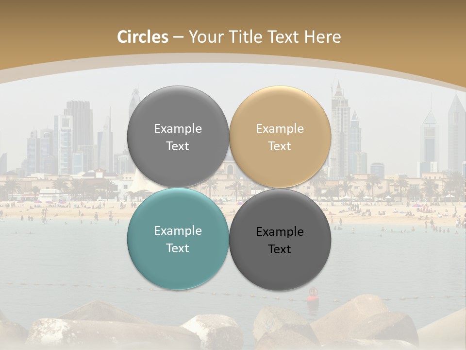 City Emirates Sky PowerPoint Template