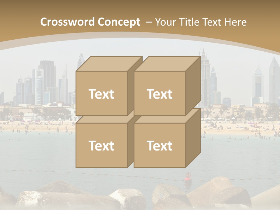 City Emirates Sky PowerPoint Template