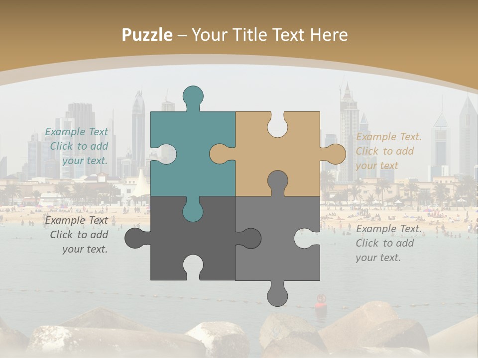 City Emirates Sky PowerPoint Template