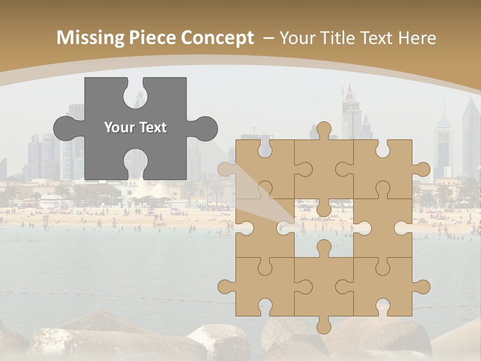 City Emirates Sky PowerPoint Template