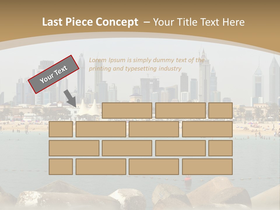 City Emirates Sky PowerPoint Template