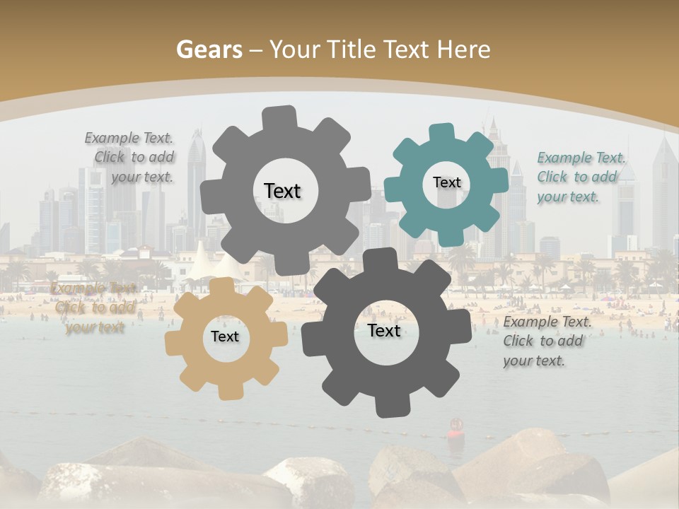 City Emirates Sky PowerPoint Template