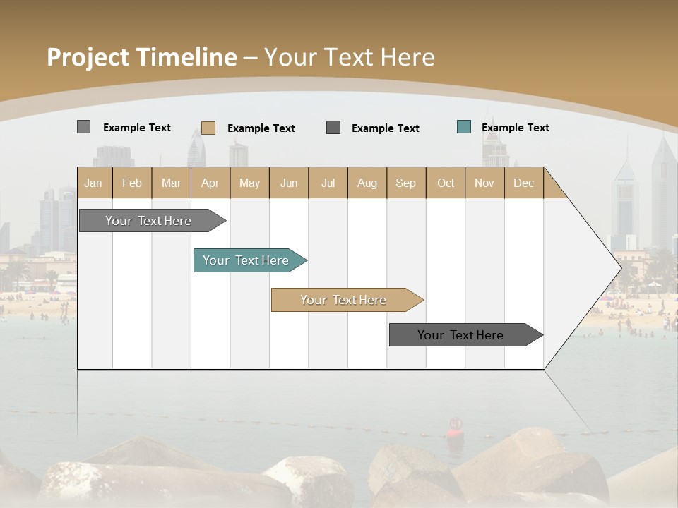 City Emirates Sky PowerPoint Template